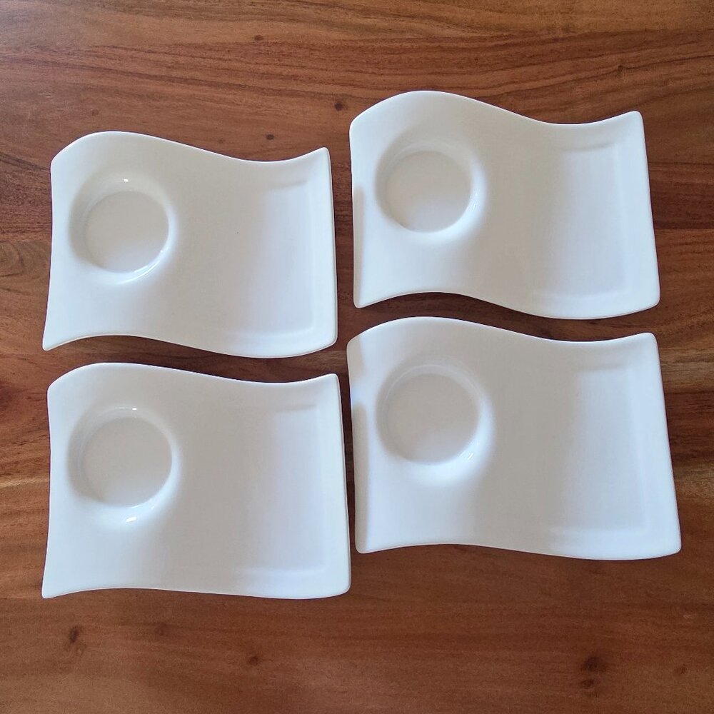 Villeroy & Boch 1748 New Wave Caffe Party Plate - Set of 4